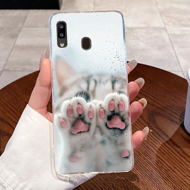 For Samsung Galaxy A40 A41 Phone Case Cute Cool Dragon Boys Girls Clear Back Cover For Samsung A 40 41 Soft TPU Silicone Fundas