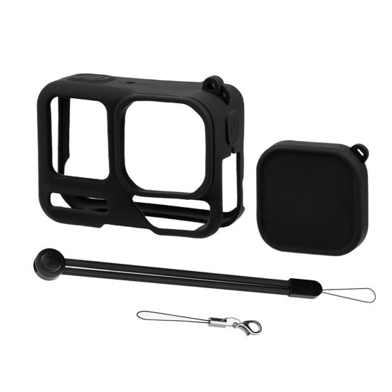 Action Camera Protector Lens Protective Cover Shock-proof Impact Resistant Easy Installation Action Camera Silicone Case for Insta360 Ace Pro 2