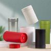 Creative Gift Portable Tea Can Damp-proof Sealed Double Lid Tea Tin Containers Round Tinplate Jar Green Tea