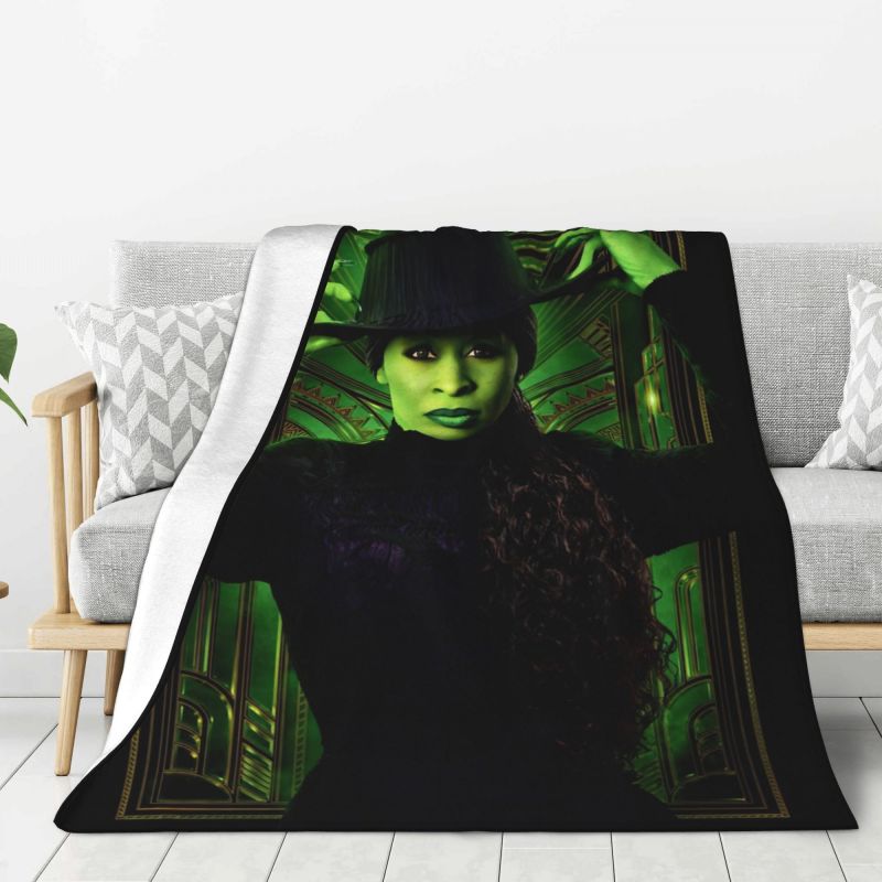 Custom Wickeds Musical Movie Blanket 3D Printed Soft Flannel Fleece Warm Throw Blankets for Home Bedroom Sofa Bedspreads