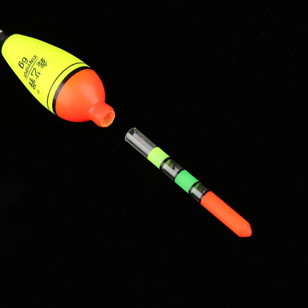 2pcs Hot Luminous Bobber Light Stick Eva Foam Fishing Night Float Ball Boia