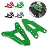 Rearset Footrests Pedal Rear Heel Guard Plates For Kawasaki NINJA 400 Z400 Ninja 250 Z250 2018-2025 Foot Pegs Protector Cover