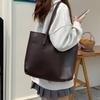 Retro Tote Bag Women's New Korean Commuter Bag Fashionable and Versatile Ins Large Capacity Shoulder Bag Trendy