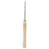 HSS Woodworking Lathe Chisel HandHeld 8mm0.3in Inner Arc Blade with Wooden Handle