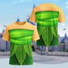 Sommer Herren 3D-Druck Rundhals-T-Shirt