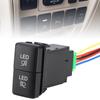 מתגי אור ערפל להחלפה נוחה חיווי LED אביזרי רכב התקנה פשוטה קלת משקל לכלי רכב