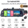 Автомобільний Android DVR дзеркало/автомобільний реєстратор GX9 Android 8.1, 4G, WiFi, GPS-навігація, подвійний об'єктив, із функцією GPS-радара та дистанційним моніторингом