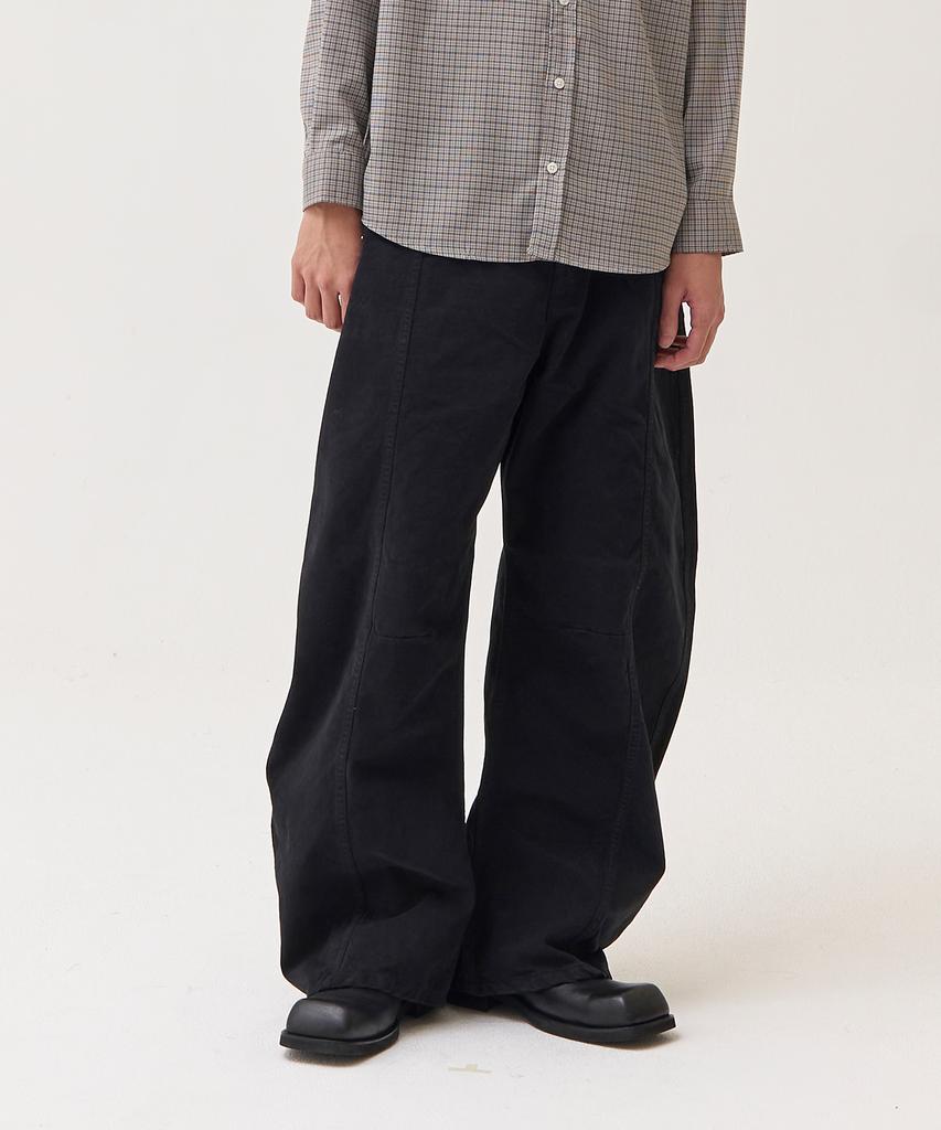 Akesi Denzel Summit Curved Cotton Pants_Black