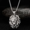 Domineering Lion Head Pendant Necklaces Men 'S Trendy Fashion Hip Hop Necklace Ins Personalized Jewelry Accessories