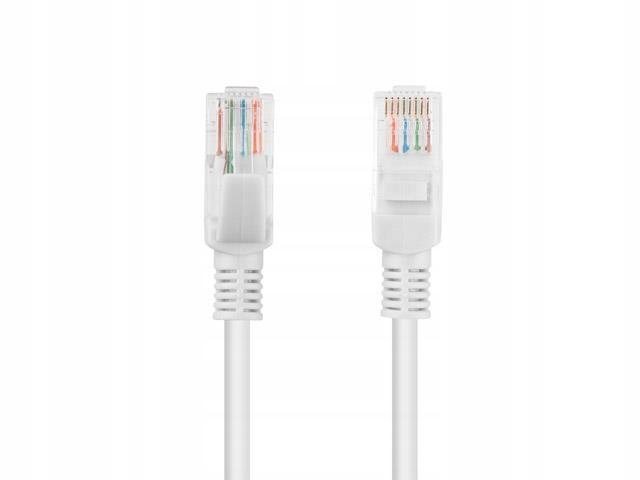 Lanberg UTP Patchcord Cat.5e 1m White