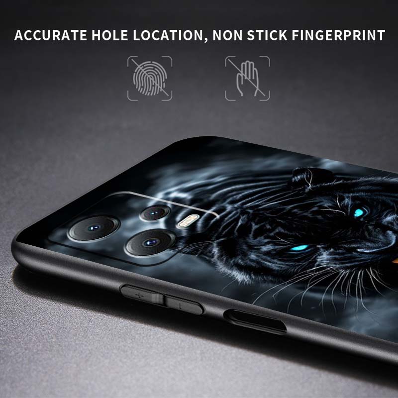 Lion Bear Cat Cool For Xiaomi Redmi Note 15 14 13 12 12S 11E 11 11S Pro Plus 4G 5G Black Soft TPU Phone Case