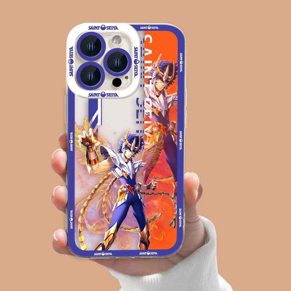 Anime S-Saint S-Seiya Klare Handyhülle Für Samsung Galaxy S26 S25 S24 S23 S22 S21 S20 FE PLUS ULTRA EDGE Silikon Hülle Schale