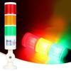 Industrial Warning Stack Light 180 Degree Rotatable Three Modes Signal Lamp for CNC Machine Room Monitoring
