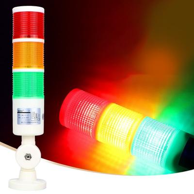 Industrial Warning Stack Light 180 Degree Rotatable Three Modes Signal Lamp for CNC Machine Room Monitoring