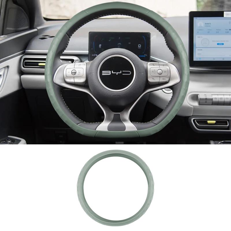 For Byd Dolphin Surf Dolphin Mini Silicone Non Slip Steering Wheel Cover Car Steering Wheel Protective Cover