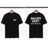 Nouveau T-shirt Unisexe Gallery Dept Impression Noir Jaune Hollywood Ca Oversize Coton Streetwear Manches Courtes Été Décontracté
