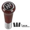 D.Stomo Wood Grain Shift Knob, 5-Speed, Retro Style, Compatible with M8, M10, and M12 Shifters, for Classic Cars with Manual Transmissions (Type A)