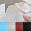 20pcs 3D Imitation Brick Pattern Peeling and Pasting Wallpaper 3D Brick Wall Panels Self-adhesive Waterproof PE Foam Coating Suitable Wall Decoration!