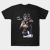 Asian Size Men Black Print T-shirt Chicago Football Caleb, Caleb Williams Cold Chicago Football No-Cut Heat Transfer Print Cotton Tshirt
