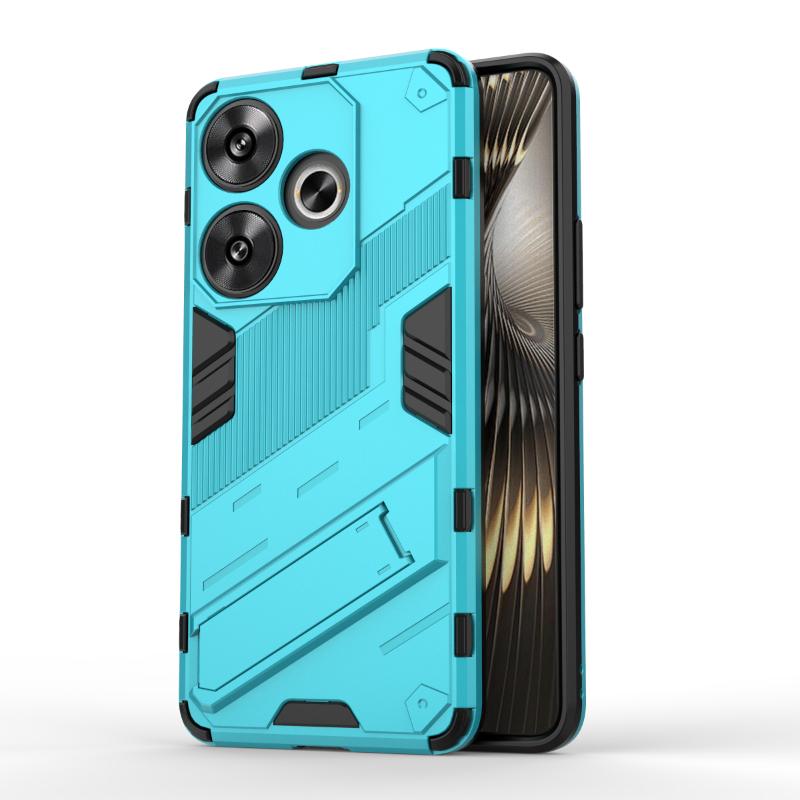 For Xiaomi Redmi Turbo 3 Case Back Cover Shockproof Armor Case For Redmi Turbo 3 Cover Anti-Fall Protect Kickstand Coque Cases