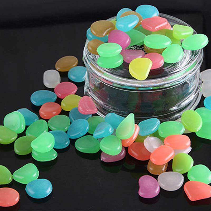 Popular For Walkways Luminous Stones Glow Stones Lawn Glow In the Dark Garden Pebbles Garden Path Patio Rocks Yard Decor