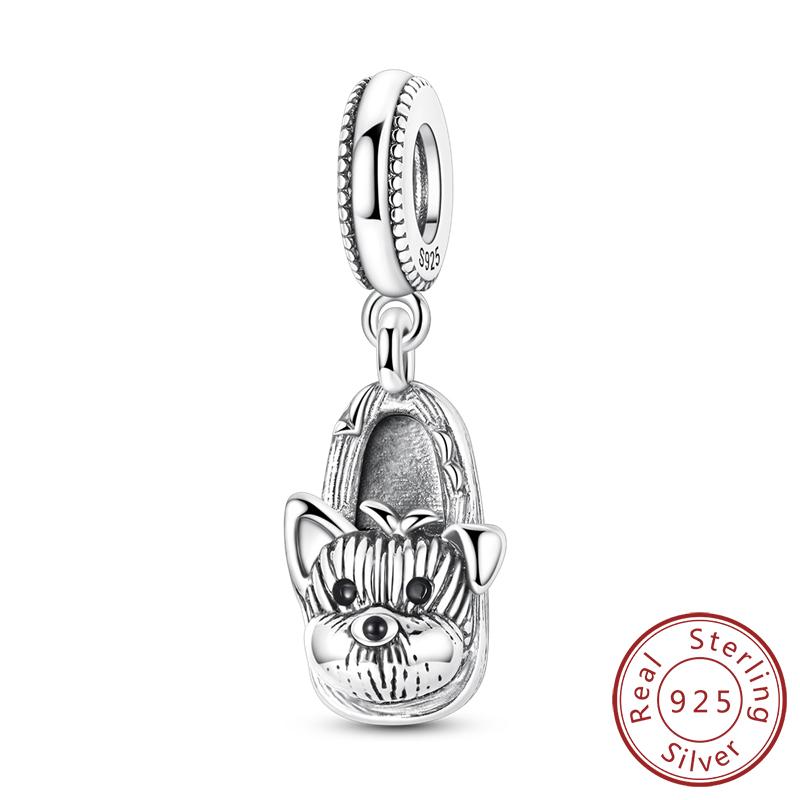 Abalorios de Cobre Originales Abalorios Copo de Nieve de Invierno Muñeco de Nieve Iglú Colgante Pingüino Ajuste Abalorios de Pulsera Joyería para Mujer Regalo