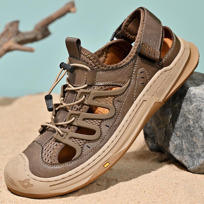 Men’s 2024 Summer Versatile Casual Non-slip Closed-toe Water and Sports Sandals