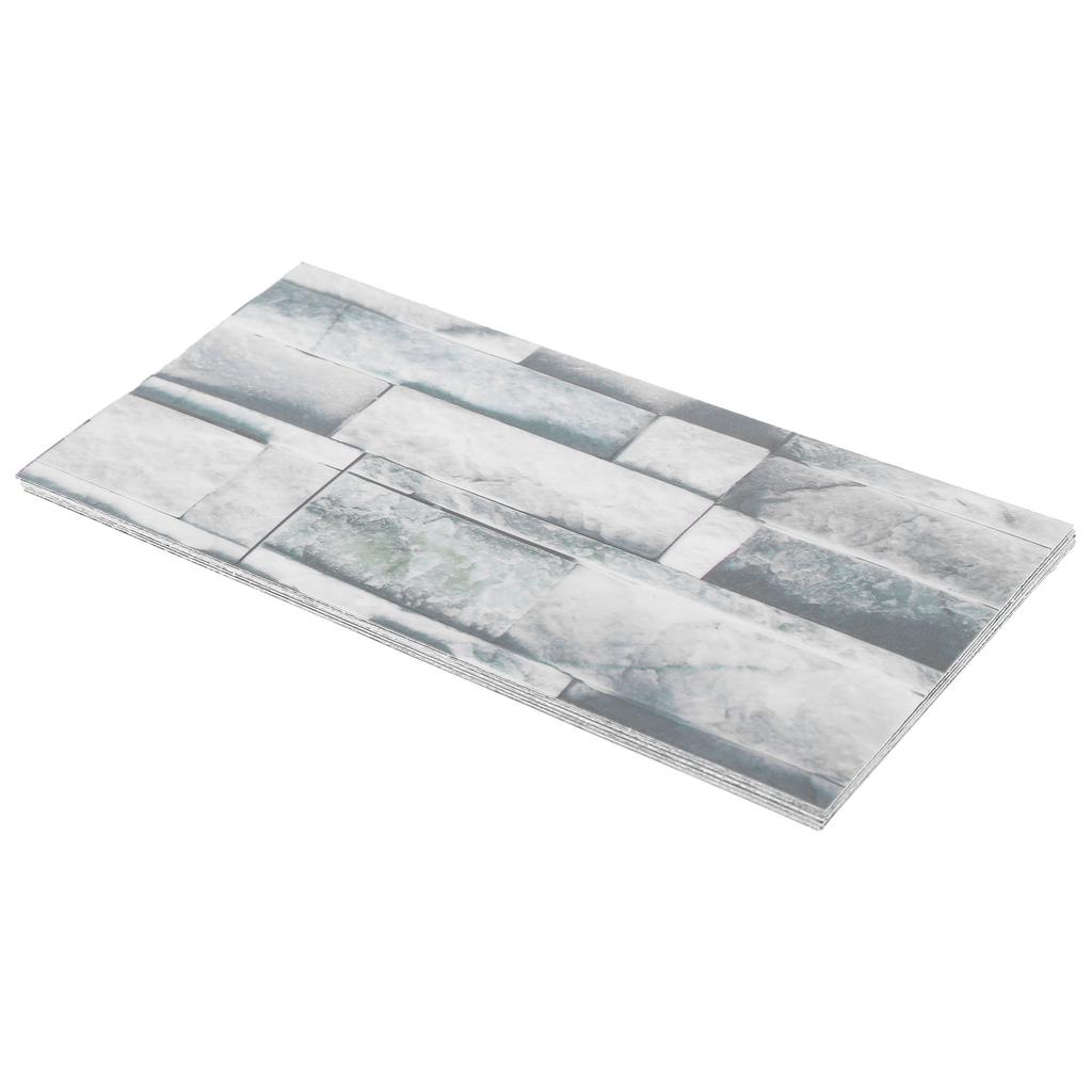 12Pcs PVC Fliesen Aufkleber Wasserdicht Self Adhesive Bad Küche Wohnzimmer Decor Boden
