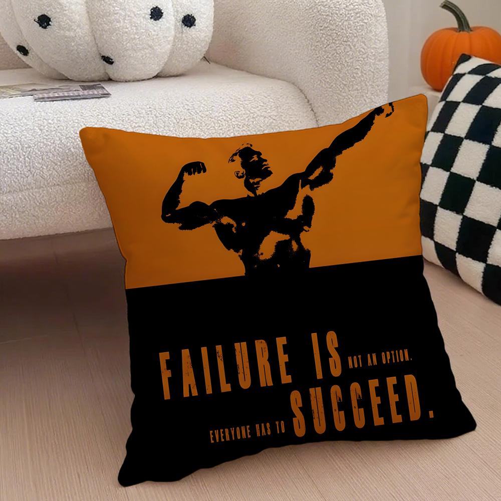 A-Arnold S-Schwarzenegger Cushion Cover Linen Pillow Case Soft Breathable Protective Couch Room Decoration