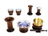 Artículo Kyuka Kobo Altar budista PC Juego de accesorios para altar budista Juego de accesorios para altar budista Quemador de incienso Soporte para flores Soporte para fuego Varilla de incienso Buda
