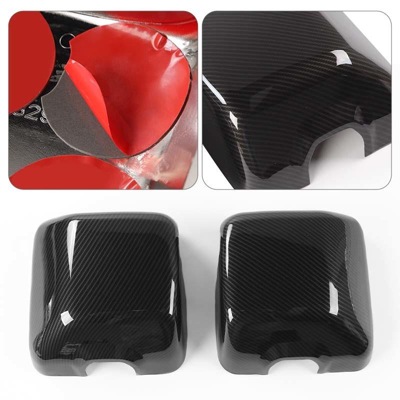 Cubierta de Marco Decorativo para Espejo Retrovisor de Coche Para Jeep Wrangler JL JT Gladiator 2018 en Adelante (Con versión Light) Accesorios Exteriores para Coche , Plástico ABS