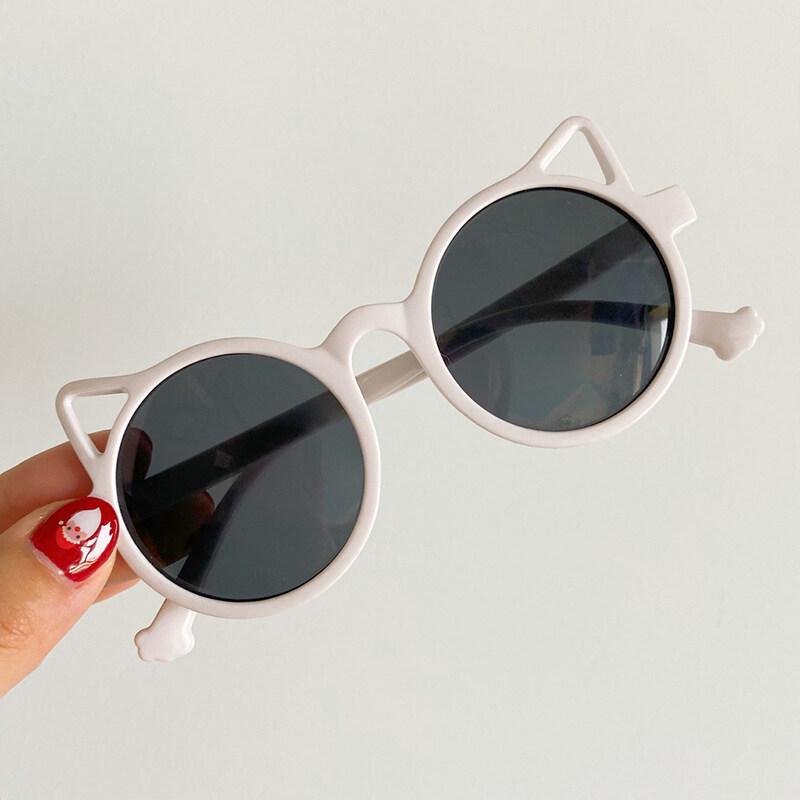 Neue Kinder-Sonnenbrille Mode Katzenohren Sonnenbrille Neue Sonnenbrille Kinderbrille nicht polarisiertes Modeaccessoire