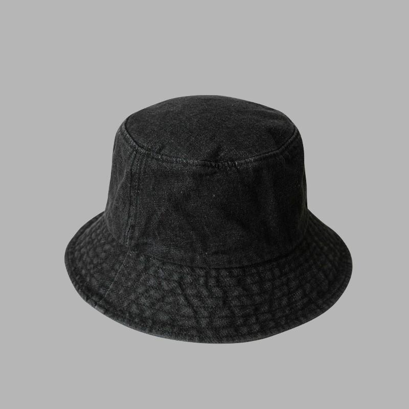 Women Washed Cotton Denim Bucket Hat Spring Summer Wide Brim Sunscreen Cowboy Fishermen Cap Ins Korean Girl Outdoor Travel Hats