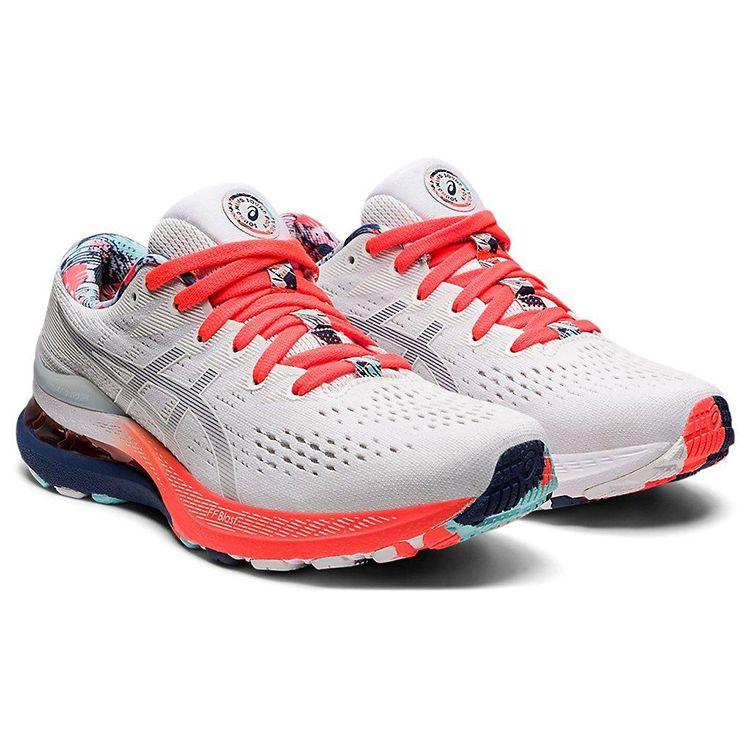 Asics Gel Kayano 28 Pachet Celebrare Sport Adidași Femei Alb Albastru-Furtună 1012B156-960