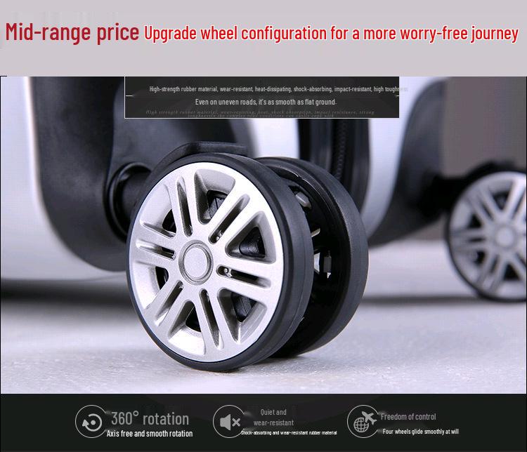 24" Suitcase & 20" Carry-On Trolley with Universal Wheels