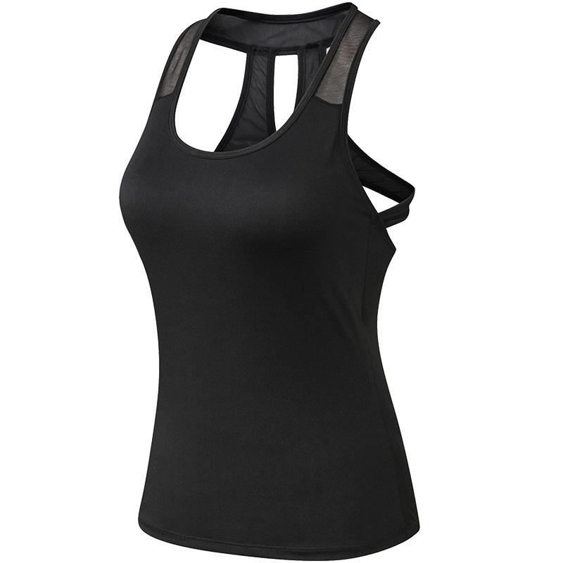 Women's Yoga Tank Tops Sports Shirt Gyms Sleeveless Vest Fitness Fitness Gyms Bodybuilding Clothing Tops