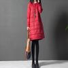 Women Winter Warm Quilted Coat Pullover Dress Long Sleeve Loose Tops Plus Size For Ultimate Comfort And Style