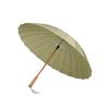 Japanese Umbrella Traditional Style Lightweight 24 Ribs Sun Rain Suitable Rainy Season Wooden Handle Long Mens Bangasa Water-repellent Wind-resistant