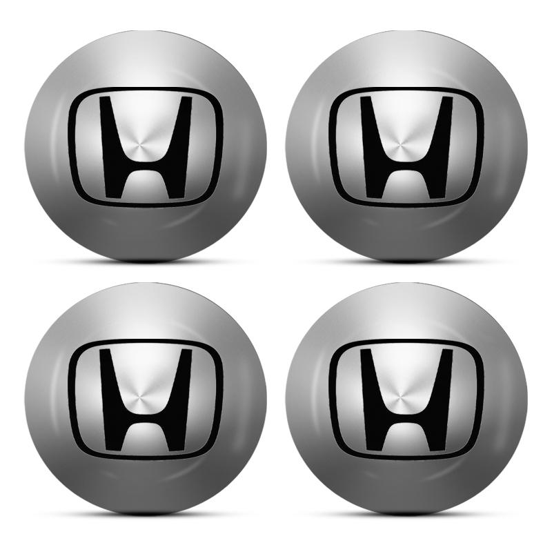 4pcs 56mm/60mm Car Wheel Center Hub Center Sticker Cap Rim Hub Dustproof Cover Emblemem for Honda Mugen Power Honda Civic Accord CRV Hrv Jazz