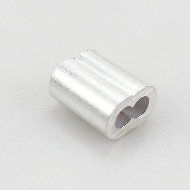Professional Aluminium Crimp Sleevs 200pcs/set for 1.5 Wire Rope & Cable Secure Fastening for Building Applications