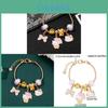 Hello Kitty Jewelry Bracelet With Zinc Alloy Charm For Gift Giving