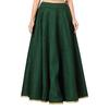 @ Long Silk Skirt Assorted Design & Color Golden Lace For Women UKZQ390 50%off