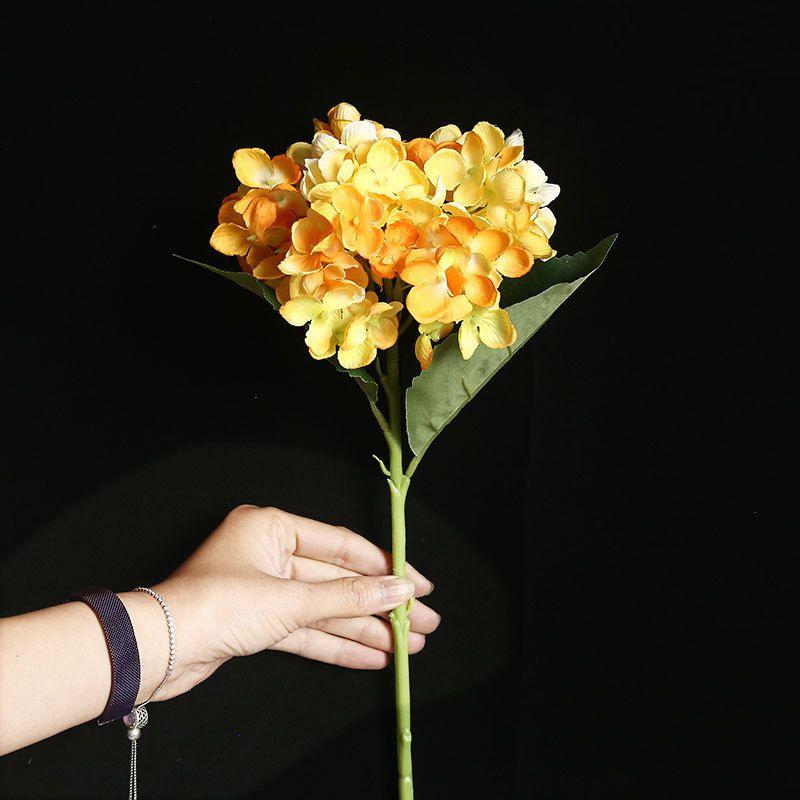 Exquisites 46cm künstliches Hortensien-Bouquet aus echten künstlichen Seidenblumen für Brauthochzeit, Heimdekoration