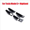 Para Tesla Model 3 Y YL Juniper Highland 2020-2026 Caixa de Armazenamento da Maçaneta da Porta Maçaneta Interna Organizador Contêiner Bandeja Abrangente