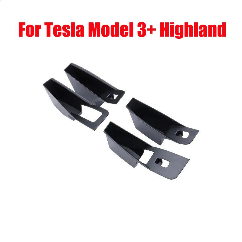 Para Tesla Model 3 Y YL Juniper Highland 2020-2026 Caixa de Armazenamento da Maçaneta da Porta Maçaneta Interna Organizador Contêiner Bandeja Abrangente