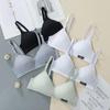 Women Girl Cotton Underwear Bra Wire Free Push Up Lingerie Bralette Brassiere Seamleass Bras
