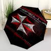 1pc Umbrella Corporation Portable Fold- Design, 8 Ribs, Reliable Performance, with Automatic Open/close10211