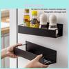 Magnetic Refrigerator Microwave Washer Side Shelf Storage Box For Kitchen Organization And Home Use