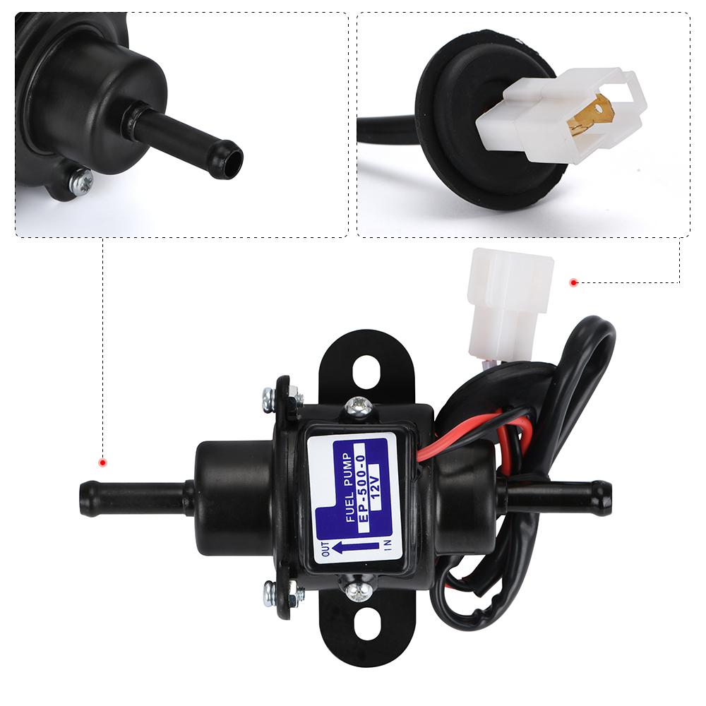 12V Electric Fuel Pump EP-500-0 035000-0460 12585-52030 Diesel Gasoline Pertrol 12V Petrol Low Pressure for Mazda