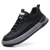 Scarpe da Uomo in Vera Pelle alla Moda Marca di Lusso Scarpe Casual Scarpe da Ginnastica Stringate da Uomo Italiane Traspiranti Scarpe Sportive Tenis Scarpa da Skateboard
